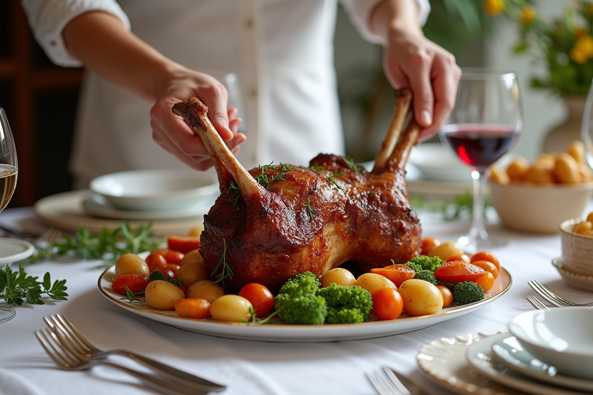 agneau cuisson