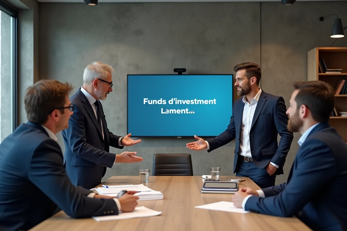 Groupe de professionnels discutant lors d